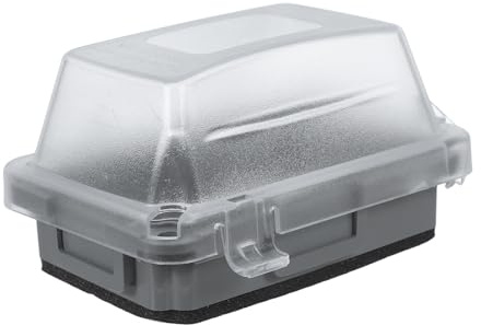 POPETPOP Cache Prise Électrique Étanche en Plastique pour Coffret Extérieur, Protection Anti-poussière et Sécurité, pour Usage Industriel et Extérieur
