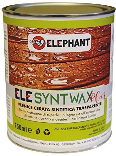 Vernice cerata sintetica synt solvente trasparente per legno ELE SYNWAX PRO (750ml)