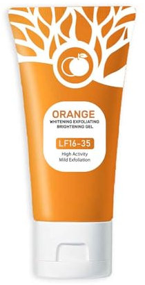 Natürliches Orange Peeling Gel, Orange Gesicht Reinigung Peeling, Peeling-Gel für das Gesicht, Peeling Für Gesicht Tiefenreinigung, Orange Brightening Exfoliating Peeling Gel, Peeling Gel Damen