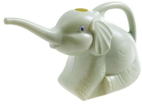 Regadera de elefante de 2 litros | Regadera de animales de elefante | Herramienta de jardinería para patio de elefante, suministros de riego para plantas al aire libre | Regadera de plantas de
