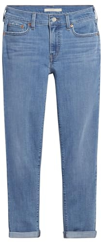 Levi's Jeans Boyfriend de tiro medio para mujer, Lapis Topic, 34W / 30L