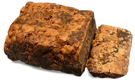 Authentic Raw African Granular Organic Black Soap - Organic Natural Skin Cleanser and Moisturizer, 500g, 1 Pcs