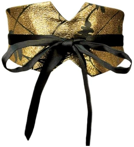 HiyyFloy Japanskt Obi Bälte, Korsett Brett Bälte Broderi Vintage Brett Bälte Obi Brett Bälte Wrap Bälte
