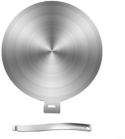Placa difusora de calor de acero inoxidable para placa de inducción, 13/20/24/28 cm, adaptador de placa de conducción de calor, accesorios de cocina (13 cm)