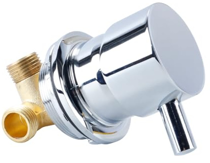 Orivin Mezclador de ducha para cabina de ducha, válvula mezcladora de agua fría y caliente, grifo dos en uno G1/2 pulgada para cuarto de ducha