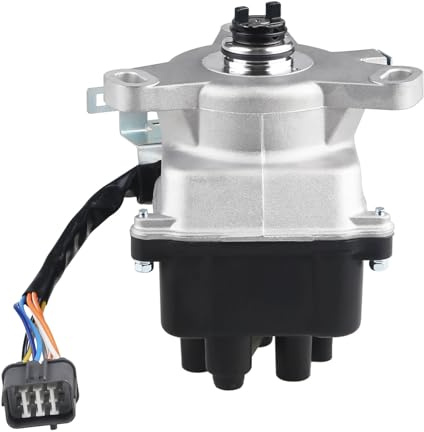 Bildistributör Elektronisk Tändfördelare passar för Honda Civic Acura EL 1.5L 1.6L 1999-2000 SOHC med TD-63U TD73U Tändningsdistributör