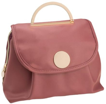 KiBcsLic Beauty Bag Organizer Porta Cosmetici con Gancio Borsa Da Toilette Pelle Pu Impermeabile Manico Robusto Tasche Multiple Adatta a Donna Bagno Viaggio, Rosso