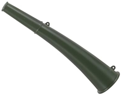 Gatuida Corno da Stadio Portatile in Plastica Militare Verde, Rumorista per Eventi Sportivi e Allenamento, Corno da Tifoso Leggero per attività all’Aperto, Segnale Acustico