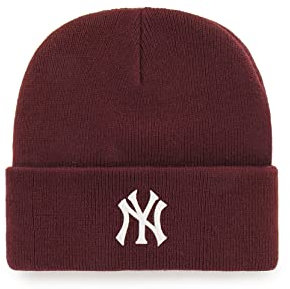 '47 Brand Beanie NY Yankees B-HYMKR17ACE-KM Dunkelrot, Size:OneSize