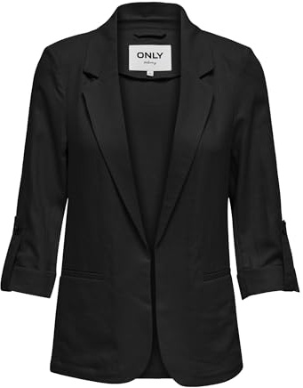 ONLY Onlcaro 3/4 Unlined Blazer CC TLR, Nero, 42 Donna