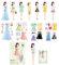 Prinzessin-Anzieh-Stickerbuch, magnetische Anziehpuppe |. Prinzessin-Anzieh-Stickerbuch, magnetisches Prinzessin-Anzieh-Puppenbuch aus Papier – magnetische Prinzessin-Anziehpuppenfiguren für Mädchen,