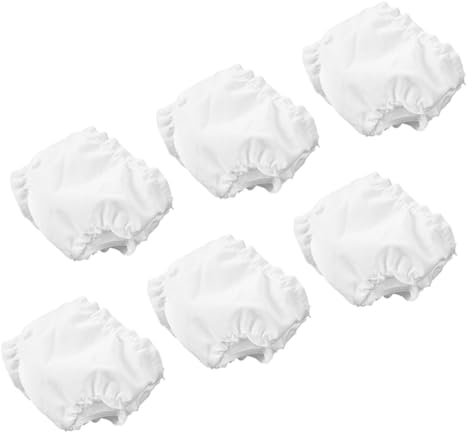 DECHOUS Miniatur-puppenunterwäsche 6-teilig Verstellbare Puppenunterhosen Für Jungen Und Mädchen Wiederverwendbare Windeln À