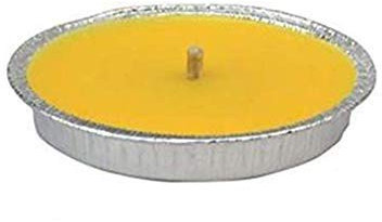 Palucart Candela citronella Giardino citronella Alluminio 14 cm Set da 36 Pezzi Giardinaggio antizanzare Feste ed Eventi