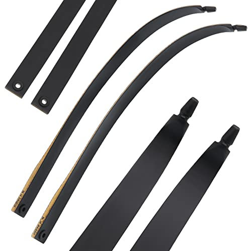 Wurfarme Drake Advantage - 18-40 lbs, Schraubwurfarme, Mattschwarz, Fiberglaslaminat, hervorragende Stabilität (70 Zoll, 28 lbs)