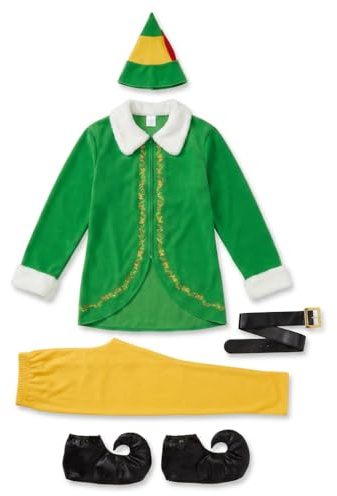 Morph Herr Älvkostym Vuxna Grön, Ny Modell Juldräkt Nisse Herr, Grön Elf Dräkt Halloween Temafest & Maskerad