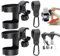 EACHPT Portavasos para Cochecito de 2 Piezas, Portavasos Universal para Bicicleta con 2 Ganchos para Cochecito, Portavasos para Cochecito con Rotación de 360 Grados, para Carritos