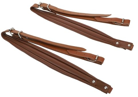 BESPORTBLE Tracolla per Fisarmonica Regolabile in Pu Colore Caffè 2 Pezzi Cinturini Morbidi e Resistenti per Basso 16-120 Bassi Design Semplice e Creativo
