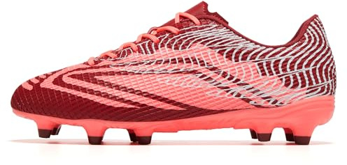 EPIMENO Women's Soccer Cleats for Men Outdoor Rugby Football Shoes Lightweight Withe Lace Sneakers