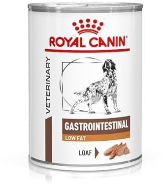 Royal Canin Veterinary Gastrointestinal Low Fat Mousse | 12 x 420 g | Diät-Alleinfuttermittel für ausgewachsene Hunde | Zur Unterstützung der Verdauung und bei Übergewicht