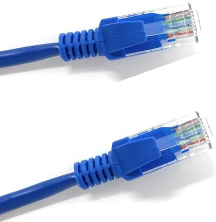 MSC Cat5e ethernet cable Ethernet Cable/Internet Cable LAN RJ45 Connector Snagless Broadband Patch Cable Fire stick, Smart TV, PC, Laptop cables/accessories(1m, 2m, 3m, 5m, 10m, 20m Blue) 15m