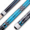 Sinsilvie 58 Pool Queue with 13mm Tip,19 20 oz Billiard Cue,Schwarz oder Weiß，1/2 Maple Queue Sticks Pool Cue,Billard Queue für Männer und Frauen. (Blau 19 oz)
