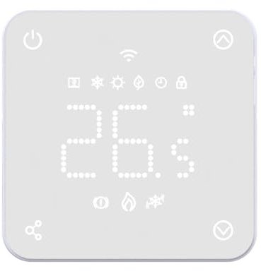 Lowenergie Smart Wifi Thermostat Digital Programmable 7 Day Central Heating with Backlit Economy & Auto Modes Remote Heating Control from Smart Phone