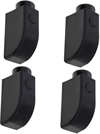 HEMOTON 4 Pièces Boucle de verrouillage de fenêtre bouchon de serrure de fenêtre butée de fenêtre verticale protection enfant coffre fort enfant serrures de fenêtre limiteur de fenêtre