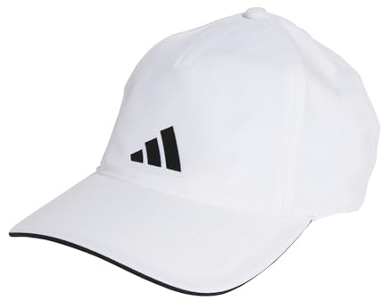 adidas Unisex Bball Aeroready Hat, White/Black/Black, S-M