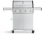 BURNHARD 4-Brenner Gasgrill Big FRED Basic Series 3 inkl. Edelstahl-Grillrost, Grillabdeckung, Edelstahl Grillwagen + klappbare Seitentische