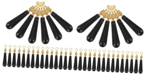 TOYANDONA 60pcs Jigger Floats Pole Fishing Fishing Float Rubbers Bobbers for Comfortable Portable