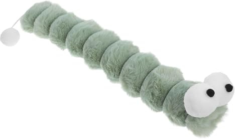 Toyvian Peluche pour Chat à L’Herbe à Chat Douce Et Rembourrée Coussin Interactif Longue Taille en Peluche Jouet Stimulant pour Chatons Accessoires De Jeu Intérieur pour