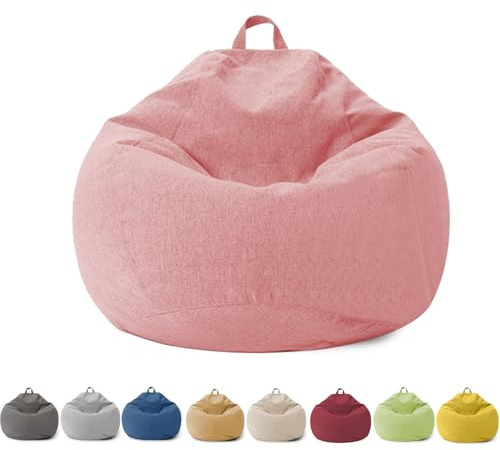 Sacco Seduto per Bambini e Adulti, Coprimaterasso Sacco Seduto Senza Riempimento, con Cerniera, per Adulti e Bambini, 100 x 120 cm Poltrona Sacco per Camera da Letto, Ufficio, Soggiorno, Terrazza