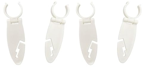 Uqezagpa Abrazaderas de tabla de paddle expandibles y fijación de tabla de paddle Fuertes, resistentes al sol, clips para tabla de surf, accesorios de sujeción seguros, soporte para padel