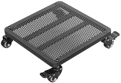 HTDRE Carro para macetas con Ruedas - Soporte móvil con Frenos para Uso Interior y Exterior macetas de Flores. Carro de jardín Resistente y fácil de Mover.