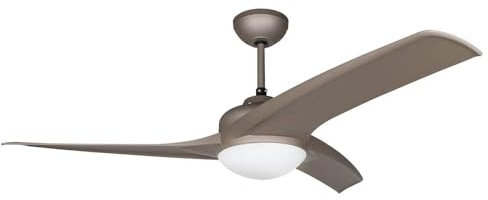 Orbegozo CP 93105 - Ventilador de techo con luz, mando a distancia, 105 cm de diámetro, 3 velocidades de ventilación, silencioso, 50 W