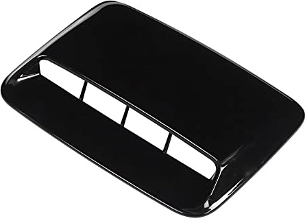 Universal Car Hood Scoop Decorativo Air Flow Aspirazione Bonnet Turbo Air Vent Trim Cover Copertura Decorativa per Presa d’aria per La Sostituzione Della Modifica Dell'Automobile(Nero)