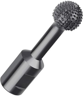 EFUTURETIME Ball Rasp for Wood, Diameter 25 mm, Ball Milling Cutter Wood Carving with M14 Thread, Wood Rasp for Angle Grinder 115/125 mm, Ideal for Hollowing, Engraving Grinding on Wood