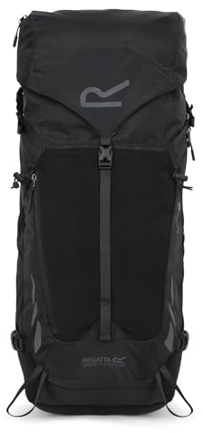 Regatta Rucksack Blackfell 45L, Reflective with Metal Frame Support - Perfect for Walking, Hiking, Camping & Trekking