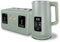 Sage Green 1600W 4 Slice Toaster, 1.7L 3000W Digital Kettle | Toaster with Detachable Crumb Tray, Digital Control Panel with Countdown Timer, BPA-Free Auto Shut-off Electric Temperature Control Kettle