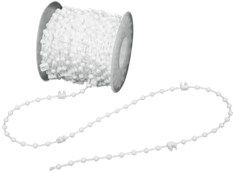 First blinds 12 Meter 100 clips Vertical Blind Bottom Chain for 5 Inch / 127mm Slats