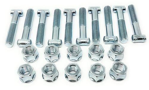 Sparset Hammerkopfschrauben 14x82mm und Bundmuttern M14, SW22 (10)