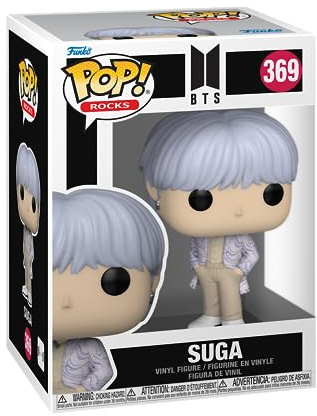 Funko Pop! Rocks: BTS - Suga - Figura in Vinile da Collezione - Idea Regalo - Merchandising Ufficiale - Giocattoli per Bambini e Adulti - Music Fans - Figura da Collezione e da Esposizione