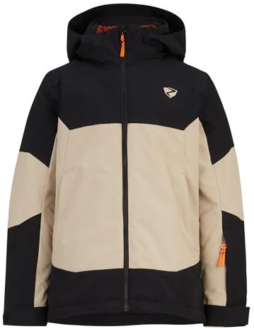 Ziener Kinder AGIMO Ski-Jacke/Winterjacke | warm, atmungsaktiv, wasserdicht, black, 152