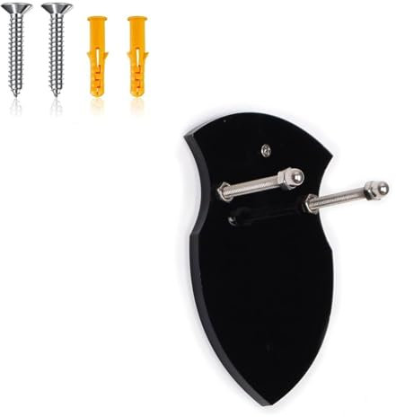 Kiuiom Porte-Épée,Wall Mounted Sword Holder,Support De Hache Pour Mur,Sword Holder Wall,Support Universel Épée Stand Présentoir,Individuelle Vertical Murale,Pour Affichage Épée Poignard Hache,1PC