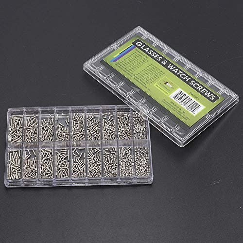18 Stili di Viti per Orologi, Accessori per Riparazione di Orologi da Polso in Acciaio Inossidabile, Set di Viti in Miniatura