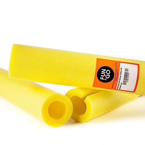 Protection en mousse tube Ø92 mm Jaune 2 mètres