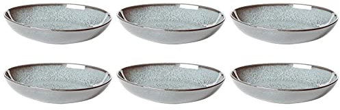 Villeroy & Boch Like by Lave glacé 6er Set Müslichalen flach türkis blau 21x22cm