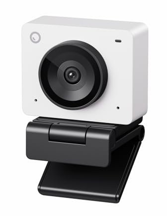 OBSBOT Meet SE 1080P@100 FPS Webcam für PC mit 1/2,8 Sensor, KI-Bildanpassung & Autofokus, Beauty Mode, Leichtgewichtig, Gestensteuerung, Staggered HDR, Webcam für Streaming, Meetings (Cloud White)