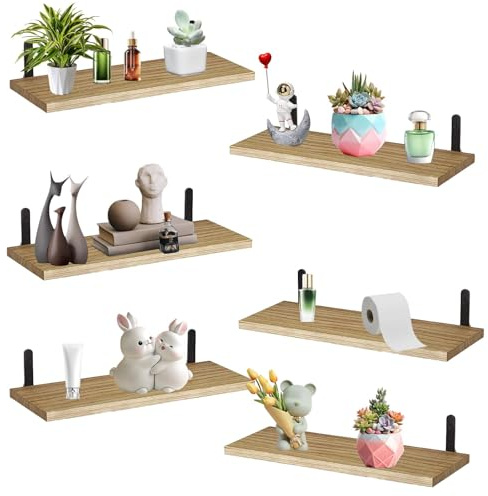 Floating Shelf Wooden Wall Mounted Storage Shelves Rustic Shelf Over Toilet