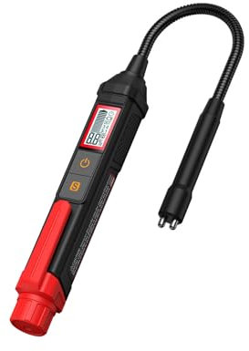 YIZITU Hochgenauer Bremsflüssigkeitstester mit Datenhaltefunktion und dreifarbiger Hintergrundbeleuchtung, Alarm-Upgrades für Bremsölanalyse